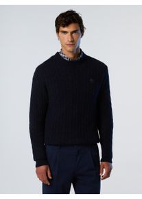 North Sails Pullover Rundhalsausschnitt mit Zopfmuster