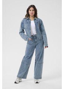 Kaffe Jeanshemd Tight fit Washed Blue denim