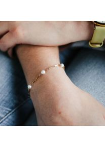 JULIE JULSEN Armband 925/- Sterling Silber vergoldet S&uuml;&szlig;wasserperlen