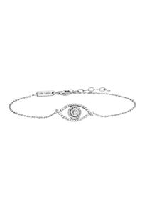 JULIE JULSEN Armband 925 Silber rhodiniert Auge Zirkonia wei&szlig;
