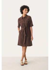 PART TWO Kleid Gerade Passform brown