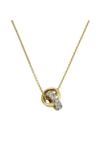 Celesta Gold Halskette 375/- Gelbgold 2farbig mit Zirkonia