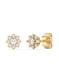 Diam Addict Ohrringe 585 Gelbgold mit im Labor gez&uuml;chteten Diamanten