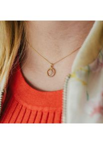 JULIE JULSEN Collier 925/- Sterling Silber vergoldet mit beweglichem Baum