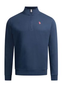 U.S. Polo Assn. Herren Half-Zip Pullover USJaaspa aus Baumwoll-Viskose-Mix