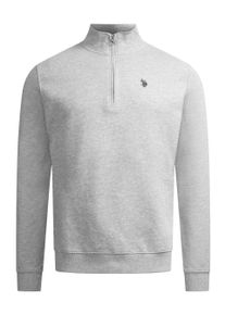 U.S. Polo Assn. Herren Half-Zip Pullover USJaaspa aus Baumwoll-Viskose-Mix