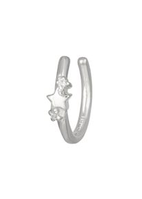 CAI Ear Cuff 925 Sterling Silber rhodiniert Stern Zirkonia