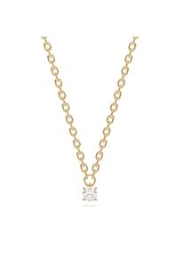 Diam Addict Halskette 585 Gelbgold mit einem im Labor gez&uuml;chteten Diamanten