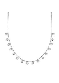 dKeniz Anh&auml;nger mit Kette 925/- Sterling Silber funkelnde Halskette