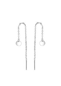 Celesta Silber Durchziehohrringe 925-Sterling Silber rhodiniert