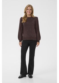 Kaffe Strickpullover KAregina Strickpullover Regular fit dark brown