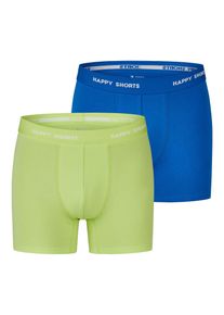 Happy Shorts Herren Retro Boxer Neon 2-Pack Retroshorts, Vintage Boxer,