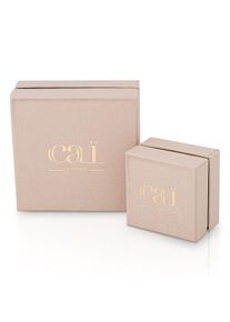 CAI Fu&szlig;kette 925 Silber ros&eacute;vergoldet Pl&auml;ttchen Boho