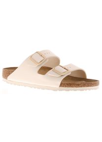 Birkenstock Damen Flache Sandalen Arizona Slip-On Eierschale