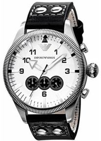 Emporio Armani Herrenuhr Quartz Silber
