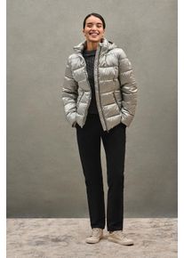 Jacke Silvon silberfarben mit Polo Club-Logo