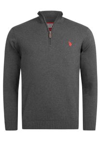 U.S. Polo Assn. Herren Half-Zip Strickpullover USKnooxx aus Baumwollmix