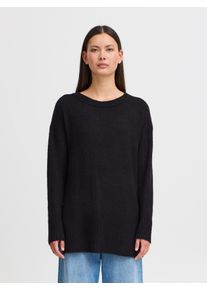 Ichi Damen schwarzer Ihkamara Pullover