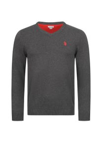 U.S. Polo Assn. Herren V-Neck Pullover Classic Fit aus Baumwollmix