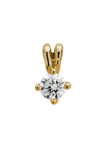 Lyomi Anh&auml;nger 585/- Gelbgold 1 synth. Diam. 0,50 ct.