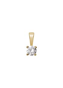 Lyomi Anh&auml;nger 585/- Gelbgold 1 synth. Diam. 0,20 ct.