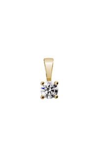 Lyomi Anh&auml;nger 585/- Gelbgold 1 synth. Diam. 0,25 ct.