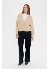 Saint Tropez Strickjacke NushaSZ Strickjacke Gerade Passform