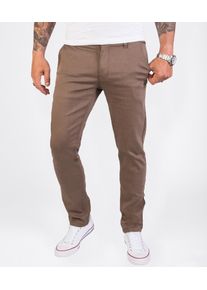 Rock Creek Stoffhose Dunkelbeige