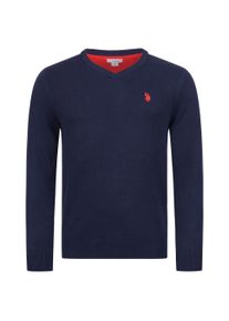 U.S. Polo Assn. Herren V-Neck Pullover Classic Fit aus Baumwollmix