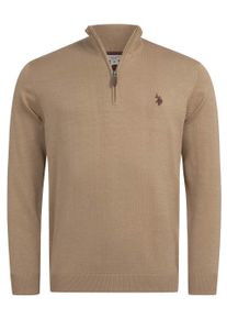 U.S. Polo Assn. Herren Half-Zip Strickpullover USKnooxx aus Baumwollmix