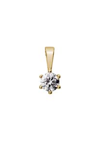 Lyomi Anh&auml;nger 585/- Gelbgold 1 synth. Diam. 0,25 ct.