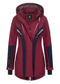 Rock Creek Softshelljacke Weinrot