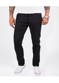Rock Creek Stoffhose Schwarz