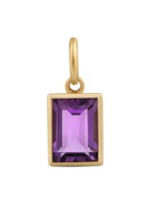 OROLINO Anh&auml;nger 585 Gold mit echtem Amethyst 6,5x4,5mm