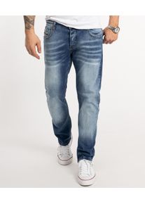 Rock Creek Jeans Straight Cut Blau