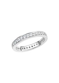 ZEEme Silber Ring 925 Silber Zirkonia wei&szlig;