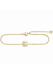 CAI Armband 925/- Sterling Silber vergoldet Zirkonia Smile