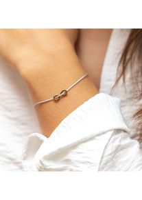 CAI Armband 925/- Sterling Silber rotvergoldet Infinity