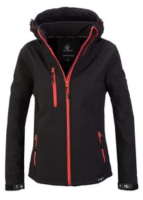 Rock Creek Jacke Schwarz meliert