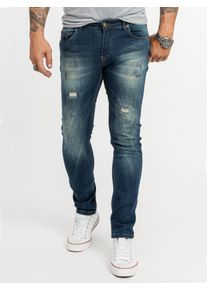Rock Creek Jeans Straight Leg Blau