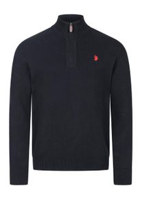 U.S. Polo Assn. Herren Troyer Pullover USLogaan aus 100 % Baumwolle