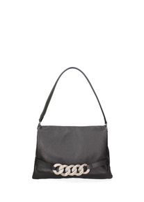 John Richmond Umh&auml;ngetasche Frauen BLACK AND SILVER