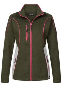 Rock Creek Fleecejacke Dunkelgr&uuml;n