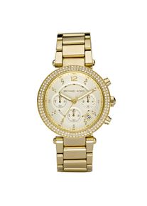 Damenuhr der Marke Michael Kors in der Farbe Gold. Das Geh&auml;use hat einen Durchmesser von 40 mm. Marke: Michael KorsModellname: MK5354 (40mm)Kategorie: DamenarmbanduhrMaterialien: EdelstahlFarbe: gold