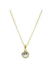Diamonds by Ellen K. Fascination by Ellen K. Anh&auml;nger mit Kette 585/- Gelbgold Blautopas