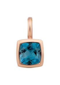 OROLINO Anh&auml;nger 585 Gold mit Blautopas (beh.)