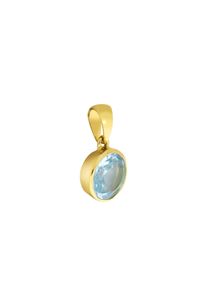Diamonds by Ellen K. Fascination by Ellen K. Anh&auml;nger Gold 585 mit echtem Blautopas (beh.) 8mm