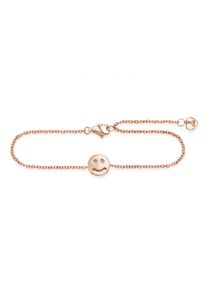 CAI Armband 925/- Sterling Silber rotvergoldet Zirkonia Smile