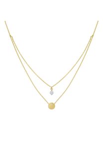 Diamonds by Ellen K. Fascination by Ellen K. Halskette Gold 375 zweifarbig Zirkonia