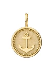 OROLINO Anh&auml;nger Gold 375 mit Anker-Motiv
